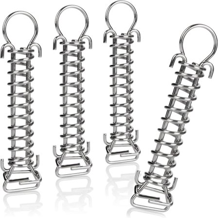 Spenningsfjær med dobbel krok - Fjær for telt, markiser, båt