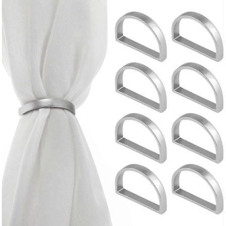 Sølv Servietring Elegant Sølv Servietringe Dekor Metal Servietringe til Borddekoration Valentinsdag