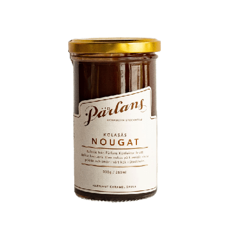 Pärlans kolasås NOUGAT glasburk Skafferi & torrvaror ONESIZE