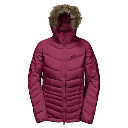 Jack Wolfskin Selenium Bay Women warmly-lined down jackets Red XS