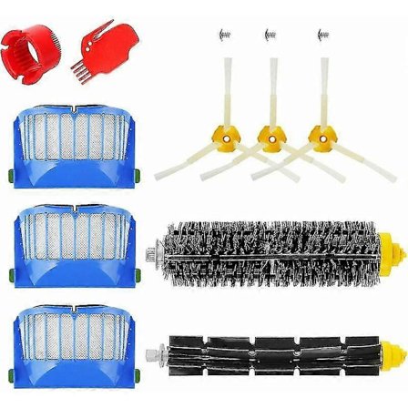 Tilbehørspakke til iRobot Roomba 600-serien 671 692 694 697 698 650 651 660 690 Kostbørstefilterrulle udskiftningsdele