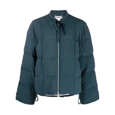 Jil Sander, Down Jackets Zielony, Kobieta, Rozmiar: S