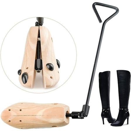 Professionell träskosträckare justerbar högklackad skosträckare 1 st skosträckare förlängare skosträckare för män kvinnor (storlek: L)