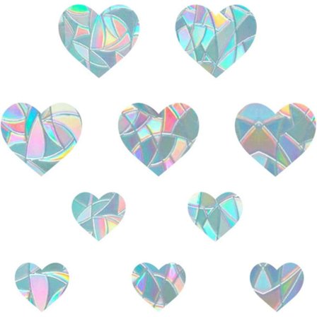 10 st anti-kollision fönsterdekal statisk regnbåge glasdekal prisma klistermärke glas (d-583-a)