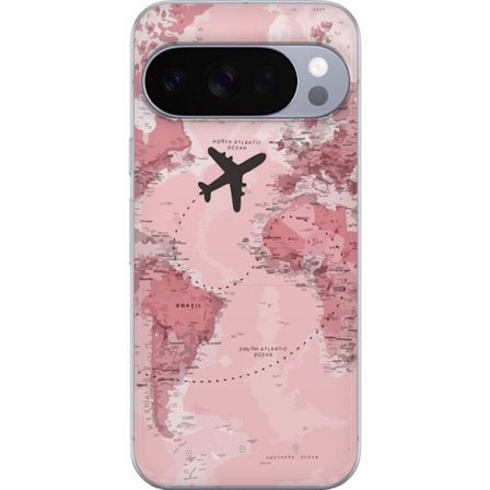 Kompatibelt Mobilskal till Google Google Pixel 10 Pro Travel Map