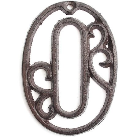 Talon numerot ulkotiloihin, metallikirjaimet valurautakukka seinäkoristeella, osoitenumerot kylttiin postilaatikkoon pihalle autotalliin maalaistaloon