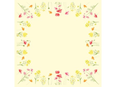 Duni Duk Poppy 84x84cm 20/fp - Lyreco - Kök och servering - Servetter och dukar - Snibbdukar