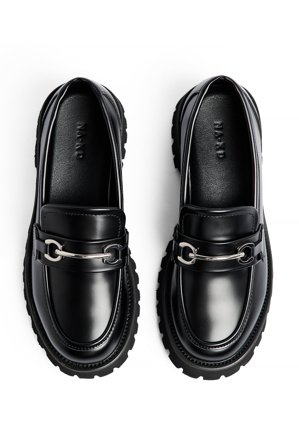 NA-KD Shoes Mocassins Chunky - Chaussures Plates - Noir - EU 40