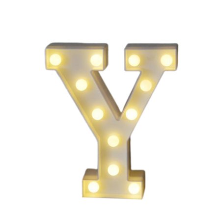 LED Bogstav Lys Stor Dekorativ Havelampe til Udendørs Brug