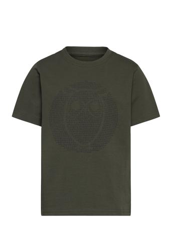 Regular Fit Owl Chest Print - Gots/ Khaki Knowledge Cotton Apparel