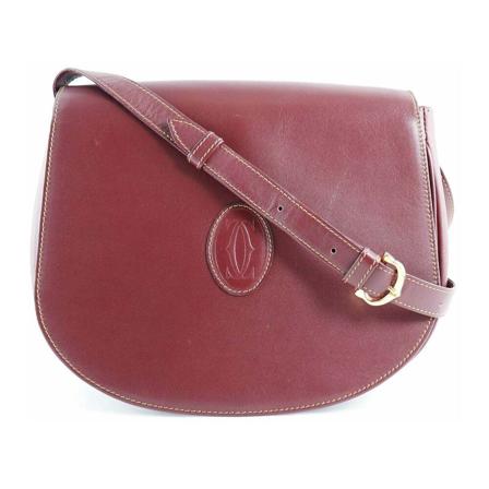 Cartier Vintage Shoulder Bags Rød, Dame Vintage Tasker, Størrelse: ONE Size
