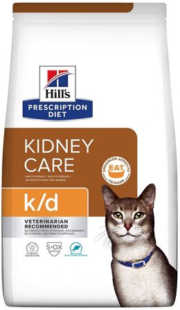 Hill's Prescription Diet K/D Kidney Care Con Tonno Cibo Secco Per