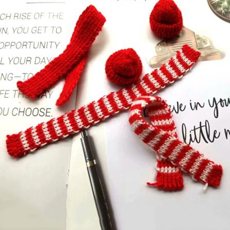 3st 1/12 1/6 Dollhouse Miniature Christmas Scarf Dollhouse Acc
