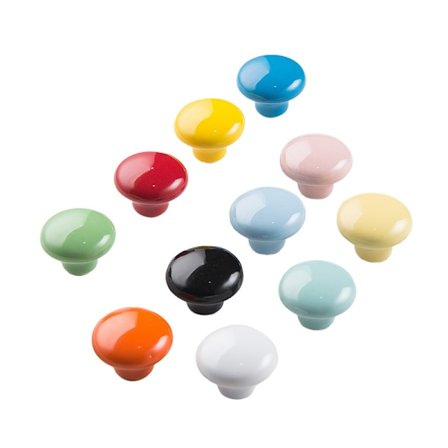 20 st Keramik Knoppar Enhåls Runda Lådknoppar, Skåpshandtag