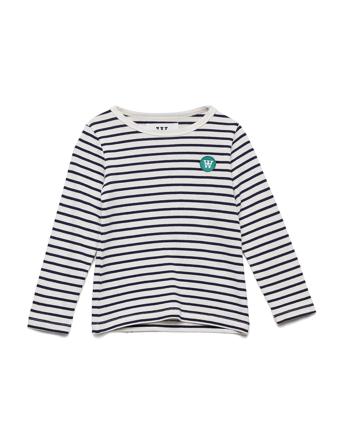 Kim Kids Long Sleeve Gots T-shirts Long-sleeved T-shirts Multi/mønstret Wood Wood