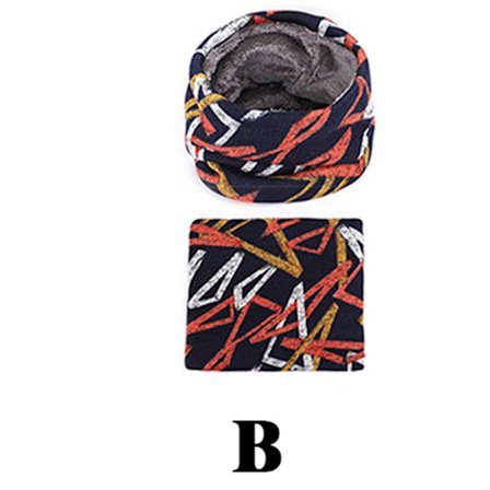 Ringhalsduk Bomull Varm & Bekväm, 5 Mönster