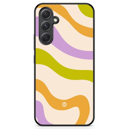 Bjornberry Skal Samsung Galaxy A54 5G -Grön/orange 70-tal