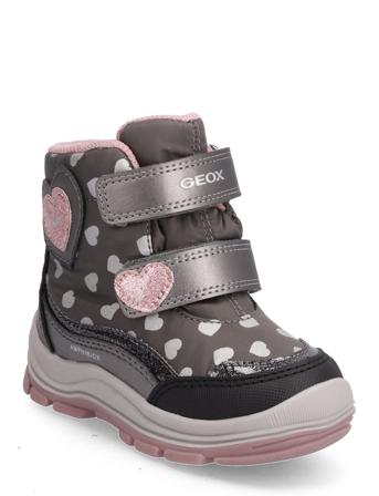 B Flanfil Girl B Abx Boots Støvler Multi/mønstret GEOX