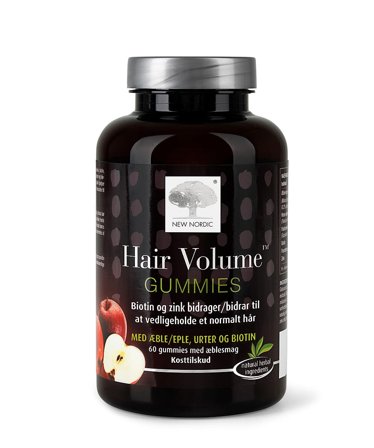 New Nordic Hair Volume Gummies 60 stk., Helse & Madvarer, Hud, Hår & Negle, Kosttilskud Til Håret