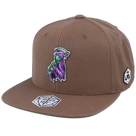 Critiql Hit - Brun snapback Caps - Death Reaper Color Patch Tan Brown Snapback @ Hatstore