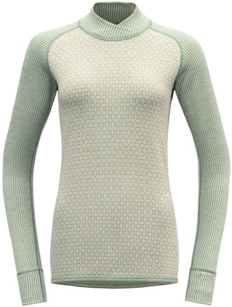 Devold Kvitegga Merino 230 Cross Neck Woman Raw White