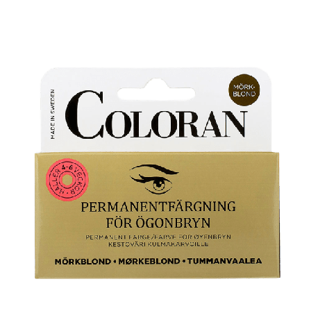 Coloran Ögonbrynsfärg Lösögonfransar & färgning Dam Gul 7 G + 8 ML