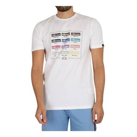 Ellesse Shm13824 T -shirt vit, Herr, Herr, Storlek: S