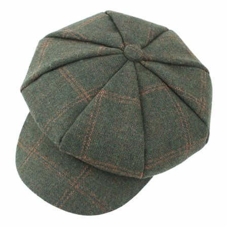Kvinnors Newsboy-Hattar Höst Ull Cabbie Beret Tweed Flickors Papperspojkehatt