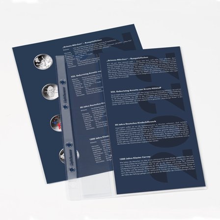 "Tillæg 2025 til OPTIMA album"Dt. 20 Euro Gedenkmünzen"" - Leuchtturm