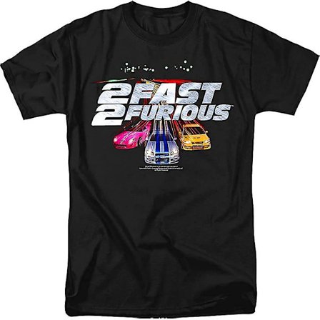2 Fast 2 Furious Logo Kortärmad Herrskjorta