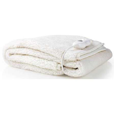 Nedis - Varmefilt/varmedyne Elektrisk värmefilt 150 x 80 Hvit