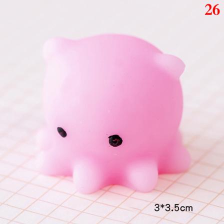 Kawaii Animal Soft Mochi Fidget Toys Antisensoriska Leksaker För Adu