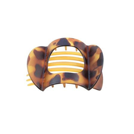 Complement Hårklämma 10 cm, Platt Accessoarer & tillbehör Dam Brun