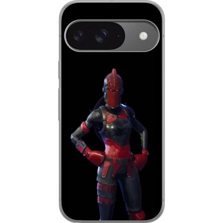 Google Pixel 9 Pro Gjennomsiktig deksel Fortnite - Rød Ridder