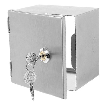 Udendørs vandtæt elektrisk boks med lås, sikrer stikkontakter