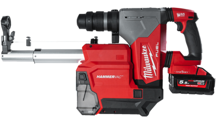 Milwaukee M18 ONEFHX DEL-552C Borrhammare med batteri och laddare, Maskiner