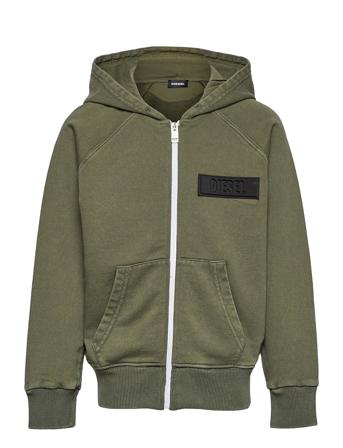 Sgimhoodzip Sweat-Shirt Green Diesel