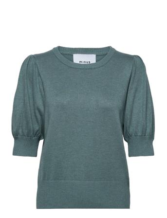 Liva Strik T-Shirt Pullover Grønn Minus
