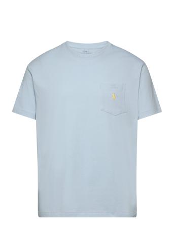 Classic Fit Pocket T-Shirt Tops T-shirts Short-sleeved Blue Polo Ralph Lauren
