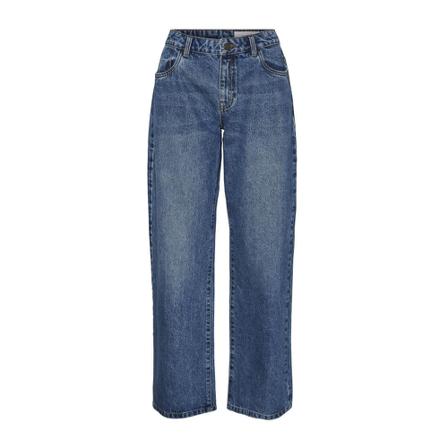 Noisy May, Wide Jeans Blauw, Dames, Maat:W29 L34,Katoen