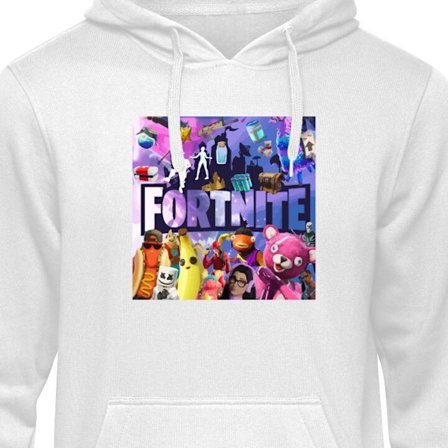 Barnehettegenser Fortnite Collage Victory Royale Karakterer Skins Bytte Fargerik Fortnite Spilldesign