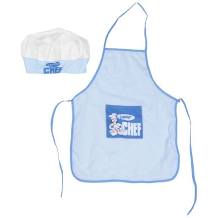 Barne-kokkehatt og forkle til matlaging og baking - Jente/Gutt Junior Kokk Gave (Rosa)
