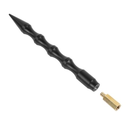 6 tum svart antennmast för biltillbehör