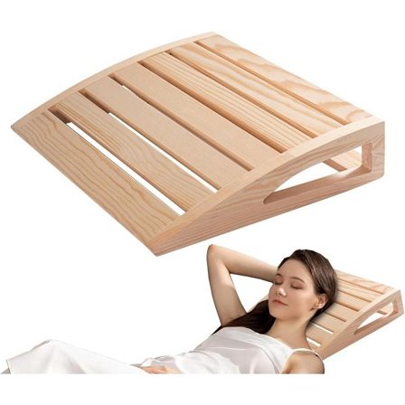 ING Håndlavet Træ Sauna Pude Ergonomisk Nakkepude Til Optimal Støtte Og Afslapning Velegnet Til Teenagere Drenge Og Mænd