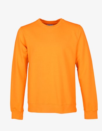 Classic Organic Crew - Sunny Orange - M