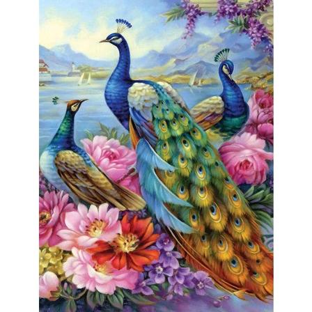 30 × 40 Diamantmaleri Broderie Diamant Maleri Kit Komplett