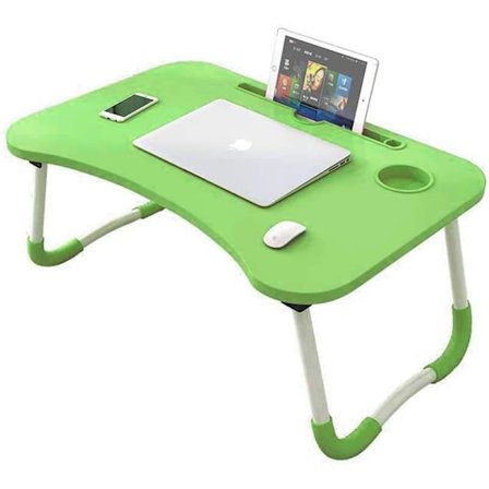 Bærbar datamaskinbord, lite sovesalbord, seng med bærbar datamaskinbord,