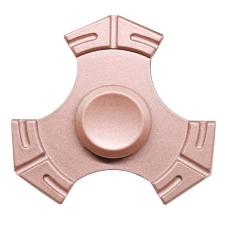 Edc Kirsite Tri-Spinnerspinner Fidget Spinner- Rose Gull