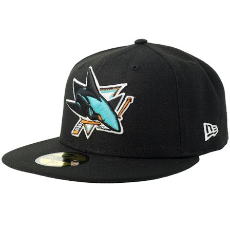 New Era - Negro fitted Gorra - San Jose Sharks 59FIFTY Black Fitted @ Hatstore