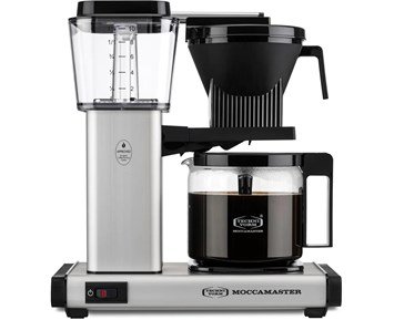 Moccamaster-Moccamaster One Switch Matt Silver-Moccamaster One Switch – enkel og sikker brygging-Beverage machine-Kaffetraktere